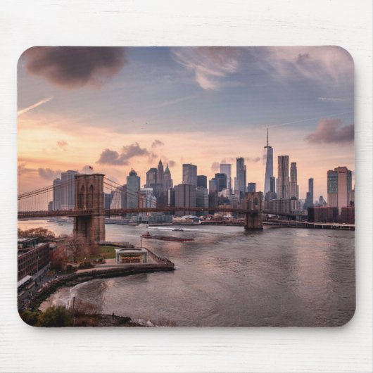 Brooklyn Bridge en Lower Manhattan Muismat (Voorkant)