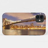 Brooklyn Bridge en Manhattan bij nacht. Case-Mate iPhone Case (Achterkant (horizontaal))