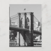 Brooklyn Bridge en Manhattan Skyline Briefkaart (Voorkant)