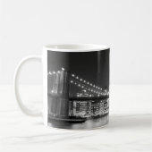 Brooklyn Bridge en Manhattan Skyline Koffiemok (Links)