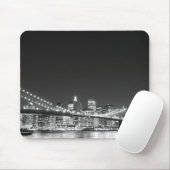 Brooklyn Bridge en Manhattan Skyline Muismat (Met muis)