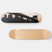 Brooklyn Bridge en Manhattan Skyline, NYC Persoonlijk Skateboard (Horizontaal)