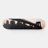 Brooklyn Bridge en Manhattan Skyline, NYC Persoonlijk Skateboard (Horizontaal)
