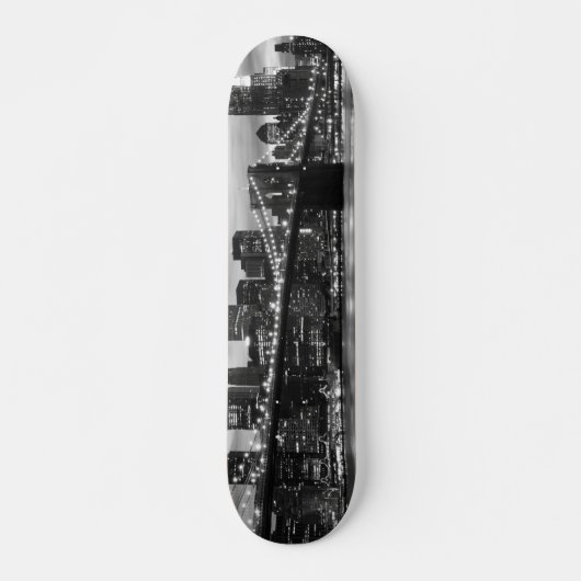 Brooklyn Bridge en Manhattan Skyline, NYC Skateboard (Voorkant)
