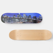 Brooklyn Bridge en Manhattan Skyline Persoonlijk Skateboard (Horizontaal)