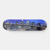 Brooklyn Bridge en Manhattan Skyline Persoonlijk Skateboard (Horizontaal)