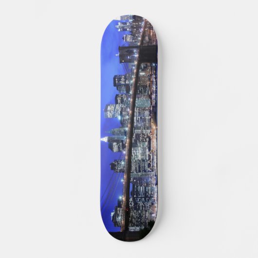 Brooklyn Bridge en Manhattan Skyline Persoonlijk Skateboard (Voorkant)