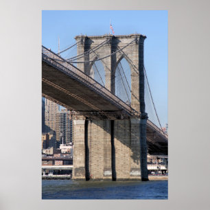 Brooklyn Bridge en Manhattan Skyline Poster