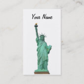 Brooklyn Bridge en Manhattan Skyline 's nachts Visitekaartje (Achterkant)