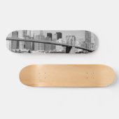 Brooklyn Bridge en Manhattan Skyline Skateboard (Horizontaal)