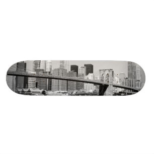 Brooklyn Bridge en Manhattan Skyline Skateboard