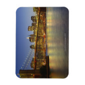 Brooklyn Bridge en New York City gebouwen Magneet (Verticaal)