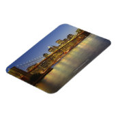 Brooklyn Bridge en New York City gebouwen Magneet (Linkerzijde)