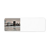 Brooklyn Bridge Etiket (Voorkant)
