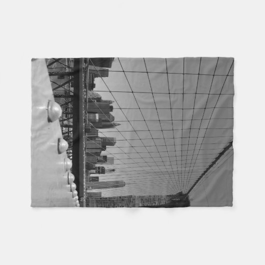 Brooklyn bridge fleece deken (Voorkant (Horizontaal))