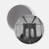 Brooklyn Bridge Foto Magneet (Voorkant / Achterkant)