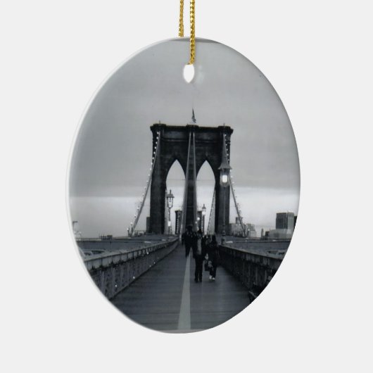 Brooklyn Bridge Foto Ornament 2 (Rechts)