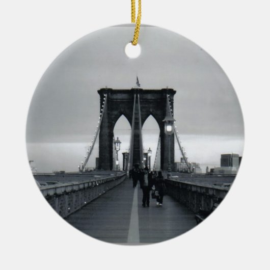 Brooklyn Bridge Foto Ornament 2 (Voorkant)