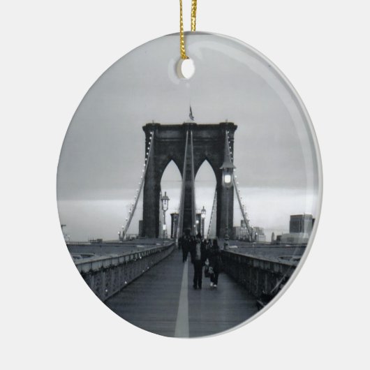 Brooklyn Bridge Foto Ornament 2 (Links)