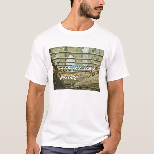 Brooklyn Bridge Foto T-Shirt (Voorkant)
