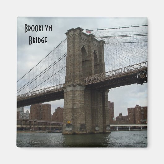 Brooklyn Bridge fotomagneet New York Magneet (Voorkant)