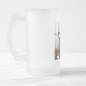 Brooklyn Bridge Frosted Glass Beer Mok (Links)