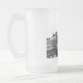 Brooklyn Bridge Frosted Glass Beer Mok (Links)