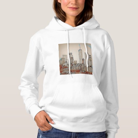 Brooklyn Bridge Hoodie (Voorkant)