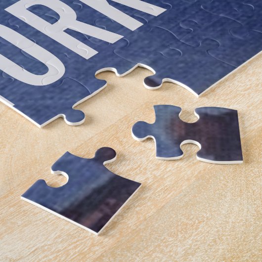  Brooklyn Bridge ıllustration New York City Legpuzzel (Zijkant)