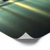 Brooklyn Bridge in de nacht van Manhattan Bridge Poster (Hoek)