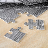 Brooklyn Bridge in de zomer van Jigzaag Puzzle Legpuzzel (Zijkant)