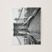 Brooklyn Bridge in de zomer van Jigzaag Puzzle Legpuzzel (Verticaal)
