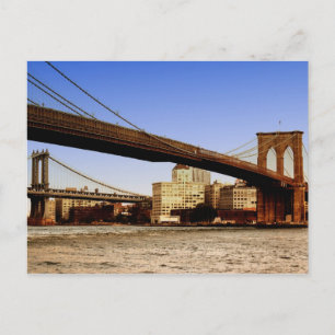 Brooklyn Bridge in New York City Briefkaart