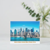 Brooklyn Bridge in New York City Briefkaart (Staand voorkant)