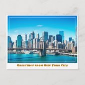 Brooklyn Bridge in New York City Briefkaart (Voorkant)