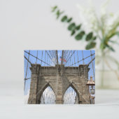 Brooklyn Bridge in New York City, Briefkaart (Staand voorkant)