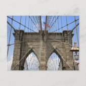 Brooklyn Bridge in New York City, Briefkaart (Voorkant)