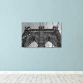 Brooklyn Bridge in New York City Canvas Afdruk (Insitu (Houten vloer))