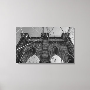 Brooklyn Bridge in New York City Canvas Afdruk