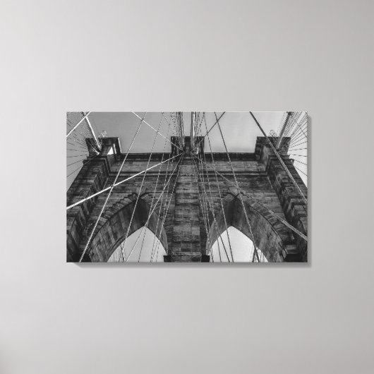 Brooklyn Bridge in New York City Canvas Afdruk (Voorkant)