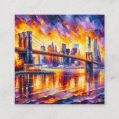 BROOKLYN BRIDGE INFORMATIEKAARTJE (Voorkant)