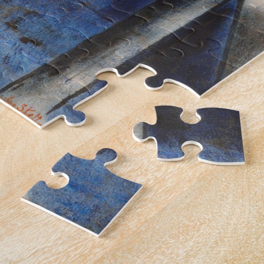 "Brooklyn Bridge" Joseph Stella, 1920. Legpuzzel (Zijkant)