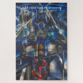 "Brooklyn Bridge" Joseph Stella, 1920. Legpuzzel (Verticaal)