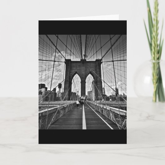 Brooklyn Bridge Kaart (Voorkant)