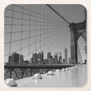 Brooklyn bridge kartonnen onderzetters