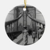 Brooklyn Bridge Keramisch Ornament (Voorkant)