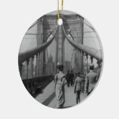 Brooklyn Bridge Keramisch Ornament (Links)