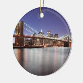 Brooklyn Bridge Keramisch Ornament (Links)