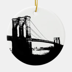 Brooklyn Bridge Keramisch Ornament