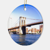 Brooklyn Bridge Keramisch Ornament (Links)